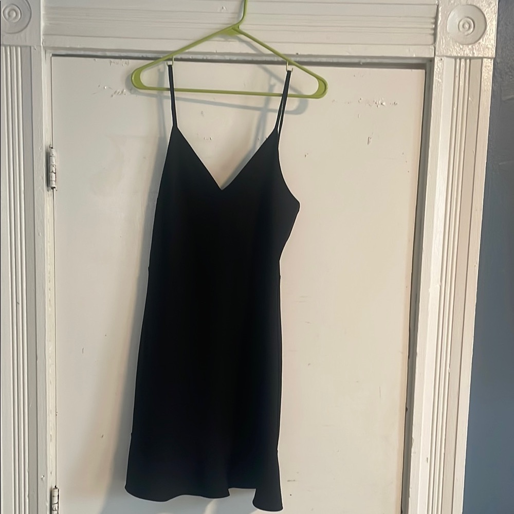 Express Black Slip Dress